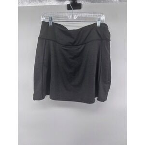 Athletic Skort Activewear Skirt Workout Running Tennis Exercise Gray XXL‎
